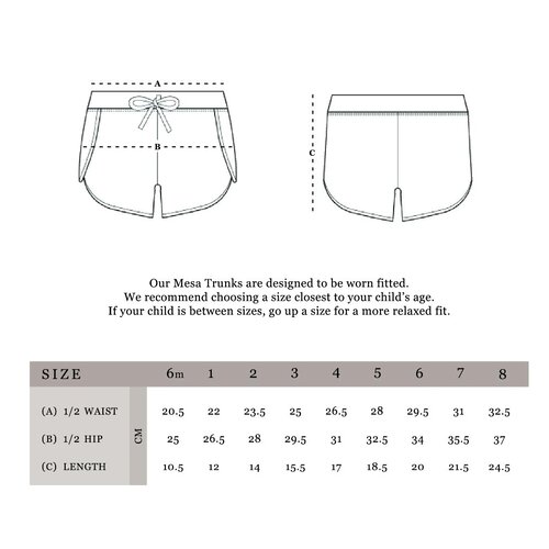 INA SWIM mesa swim trunks - apricot