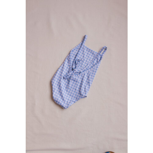 INA SWIM mara swimsuit - azure gingham