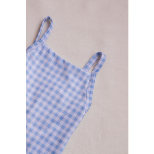 INA SWIM mara swimsuit - azure gingham
