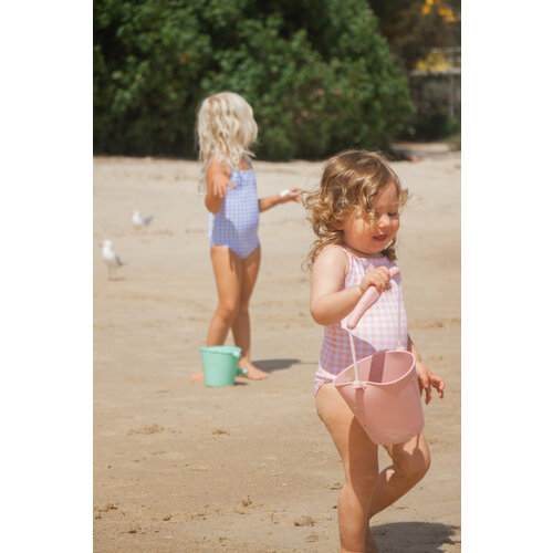 INA SWIM mara swimsuit - apricot gingham