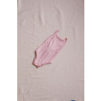 INA SWIM mara swimsuit - apricot gingham