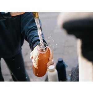 insulated reusable bottle 350ml - brick