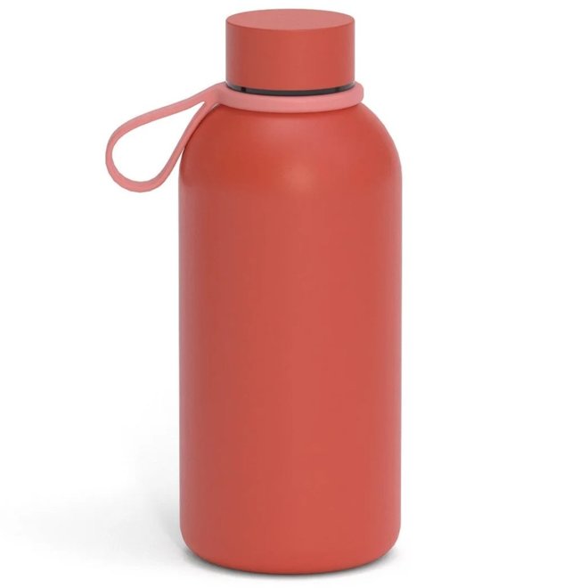 insulated reusable bottle 350ml - brick