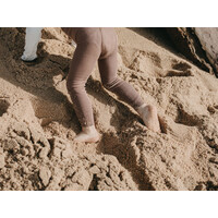 SILLY SILAS footless cotton tights - granola