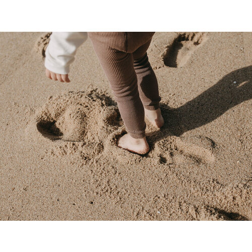 SILLY SILAS footless cotton tights - granola
