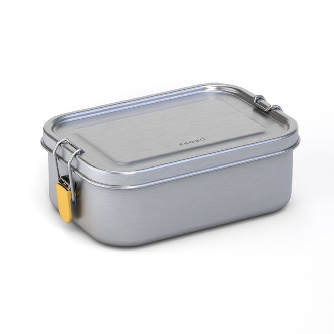 stainless steel lunch box with heat safe insert - mimosa