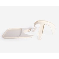 KAOS safety rail recycled plastic + tray for kaos chair - ivory