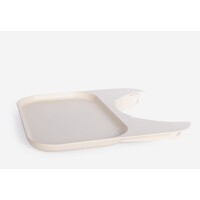 KAOS safety rail recycled plastic + tray for kaos chair - ivory