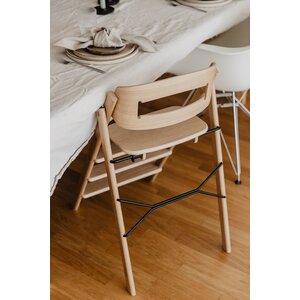 klapp natural beech chair