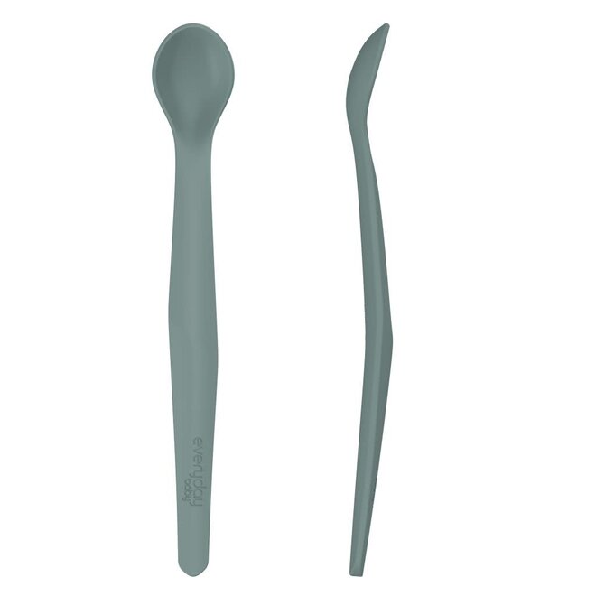 silicone spoons 2 pieces - harmony green