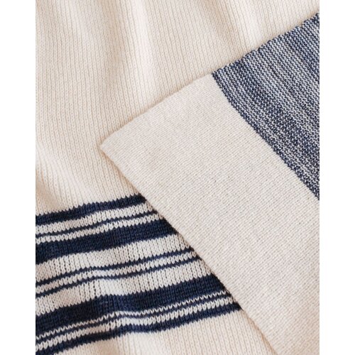 HVID blanket gilbert - off-white/blue