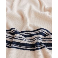 HVID blanket gilbert - off-white/blue