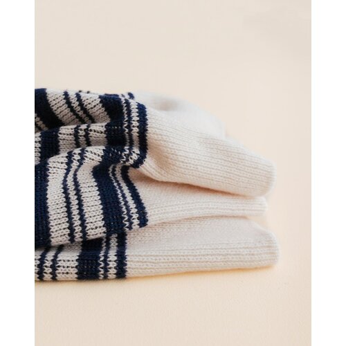 HVID blanket gilbert - off-white/blue