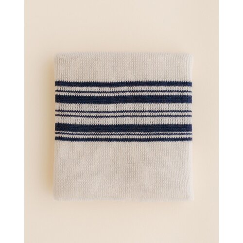HVID blanket gilbert - off-white/blue