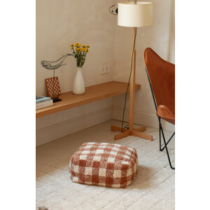 pouf vichy toffee