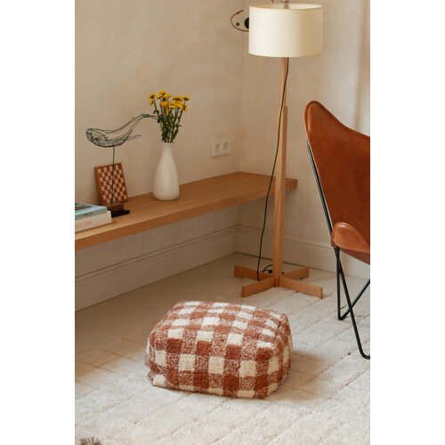 LORENA CANALS pouf vichy toffee