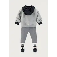 GRAY LABEL baby leggings - nearly black cream