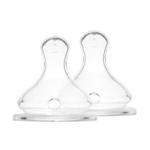 slow flow teats for elhée bottles (pack of 2)