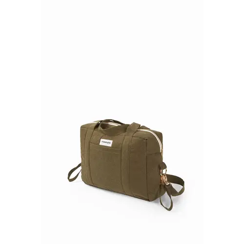 RIVEDROITE darcy - diaper bag recycled  coton - khaki