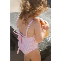 INA SWIM mara swimsuit - apricot gingham