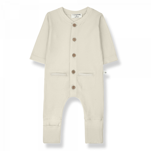 1+ IN THE FAMILY gerome - organic jersey onesie - sand gerome - organic jersey onesie - sand