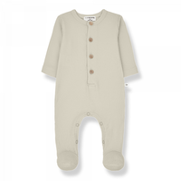 1+ IN THE FAMILY nino rib onesie - sand