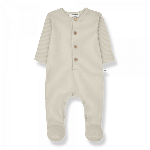 1+ IN THE FAMILY nino rib onesie - sand