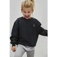 GRAY LABEL baby dropped shoulder sweater - nearly black