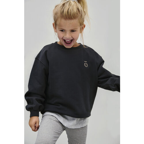 GRAY LABEL baby dropped shoulder sweater - nearly black