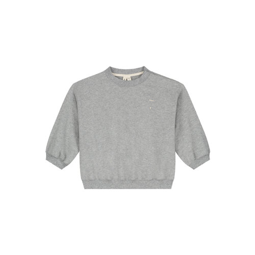 GRAY LABEL baby dropped shoulder sweater - grey melange