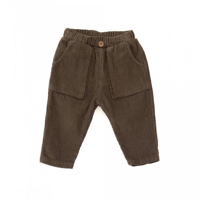 corduroy trousers - brown
