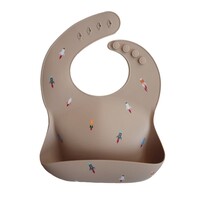 MUSHIE silicone bib - rocket