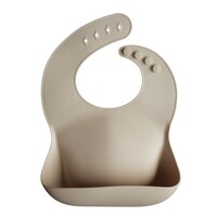 MUSHIE silicone bib - shifting sand