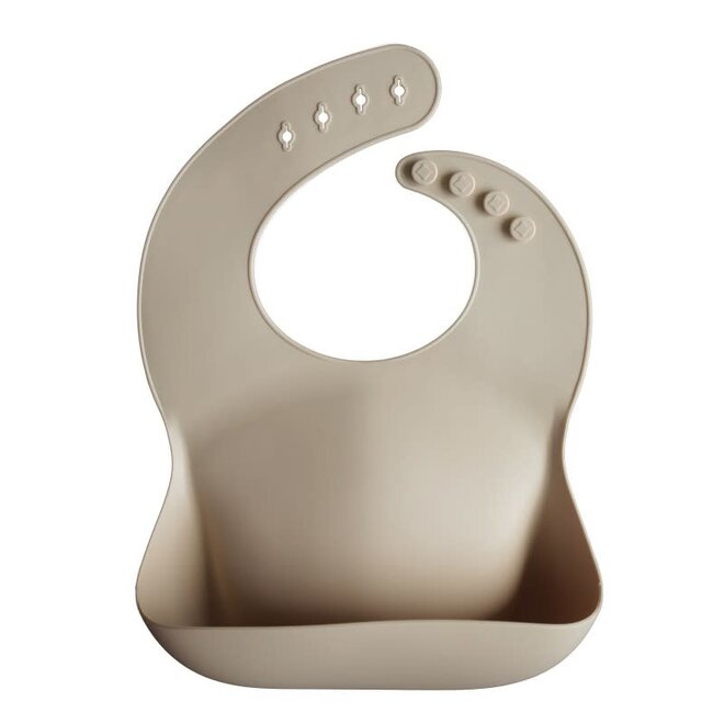 silicone bib - shifting sand