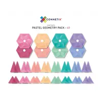 CONNETIX pastel geometry pack - 40 stuks