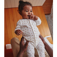 PETIT BATEAU 2-in-1 sleepsuit with body - little flowers