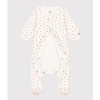 PETIT BATEAU 2-in-1 sleepsuit with body - little flowers