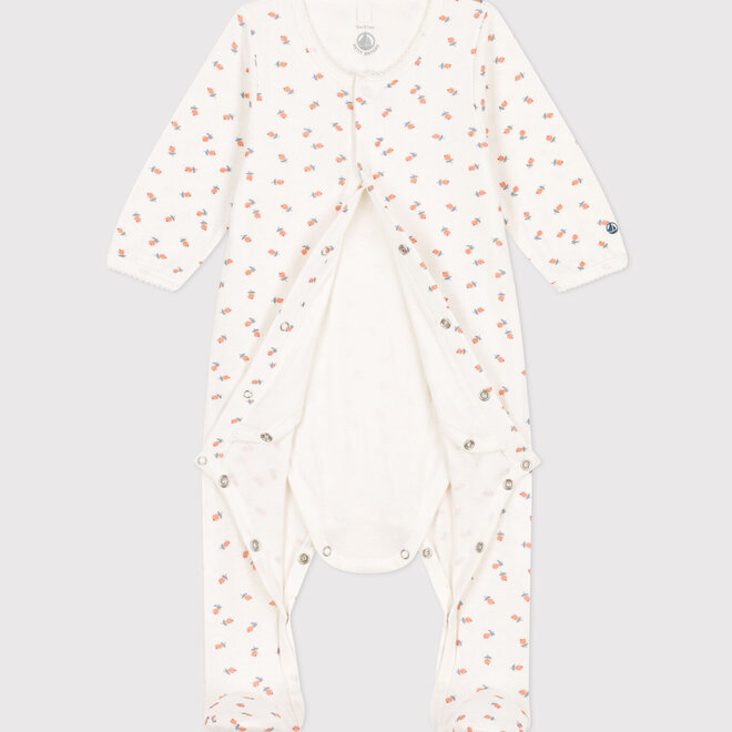 2-in-1 sleepsuit with body - little flowers