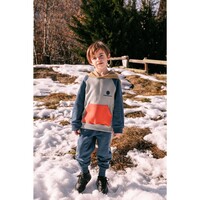 WE ARE KIDS sweater ali fleece - mix mineral/red