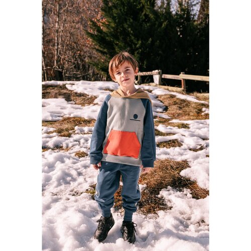 WE ARE KIDS sweater ali fleece - mix mineral/red