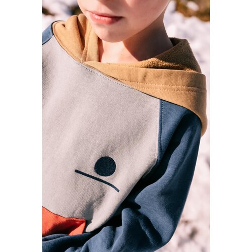 WE ARE KIDS sweater ali fleece - mix mineral/red