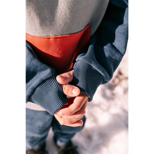 WE ARE KIDS sweater ali fleece - mix mineral/red