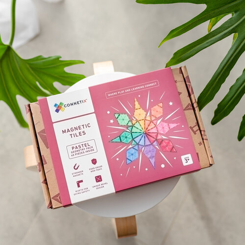 CONNETIX pastel geometry pack - 40 stuks