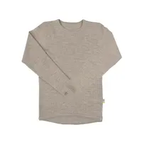 JOHA basic shirt long sleeves - sesame - 100% wool