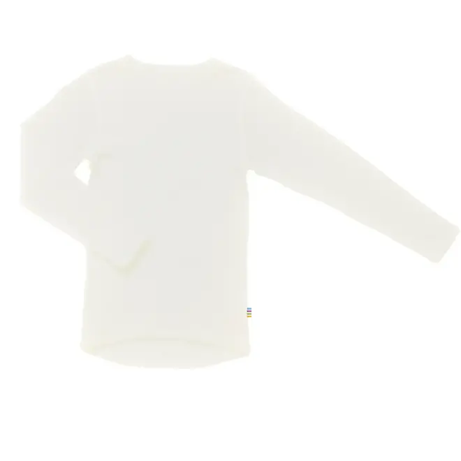 basic shirt long sleeves - natural - 100% wool