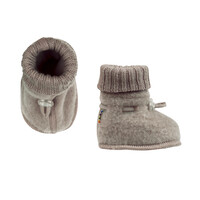 booties - sesame - 100% soft wool JOHA booties - sesame - 100% soft wool