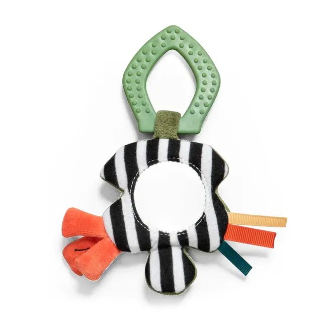 activity mini rattle - contrast black/white