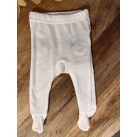 JOHA leggings with foot - natural - 100% wool