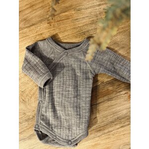 wrap-around body - sesame - 100% wool