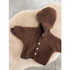hooded jacket - cinnamon